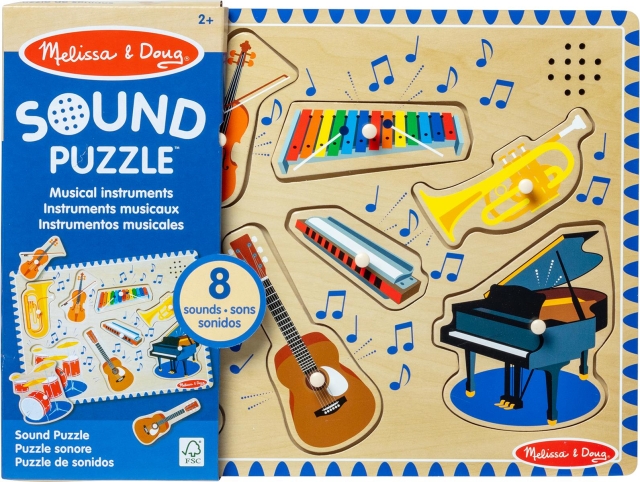 Melissa & Doug Lydpuslespil Musikinstrumenter