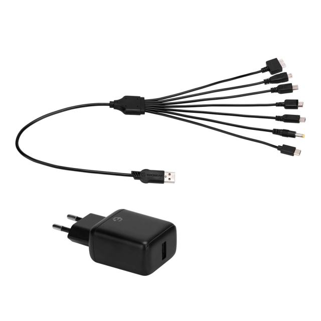 EgoGear 7-i-1 kabel SCH7 AC-adapter til retrokonsoller