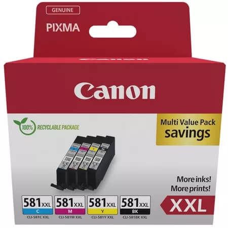 Canon Blæk 1998C007 CLI-581XXL Multipak