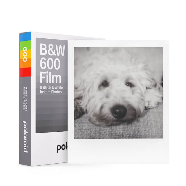 Polaroid Film Sort/Hvid 600 Hvid Ramme
