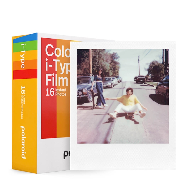 Polaroid Farvefilm i-Type Hvid Ramme 2-pak