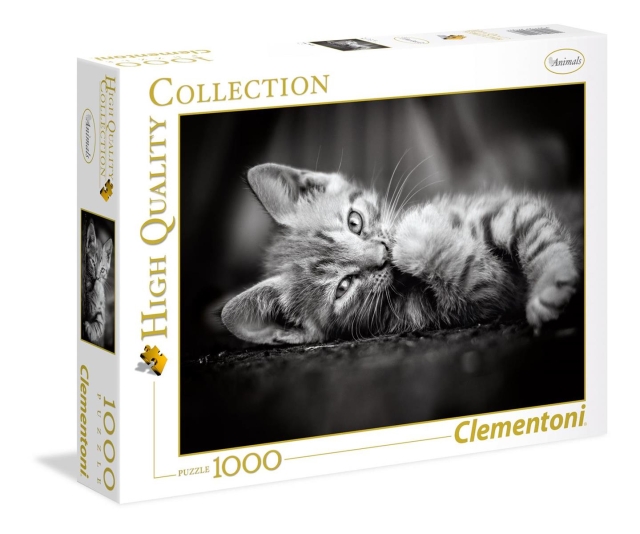 Clementoni 1000 brikker i høj kvalitet Collection KITTY