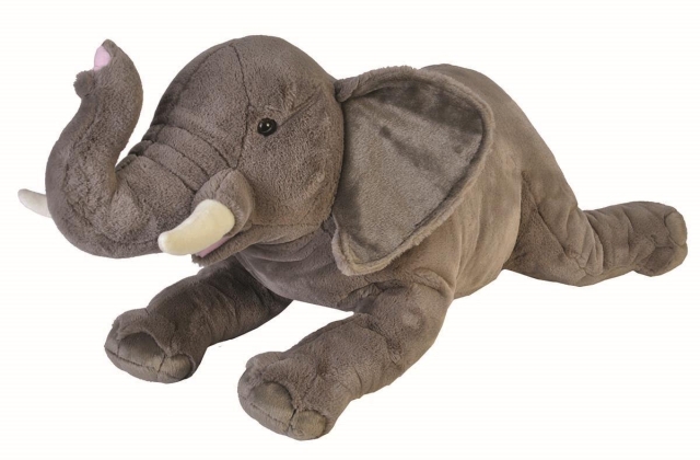Wild Republic Cuddlekins Jumbo afrikansk elefant 76 cm