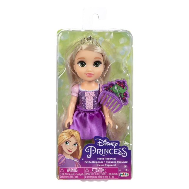 JAKKS Pacific Disney Princess 6 Inch Petite Doll med kam Rapunzel