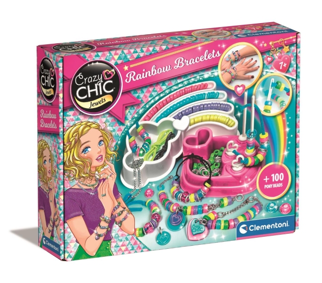 Clementoni Crazy Chic regnbue-armbånd