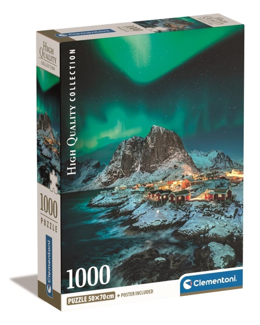 Clementoni 1000 stk CB Højkvalitets kollektion Lofoten Islands
