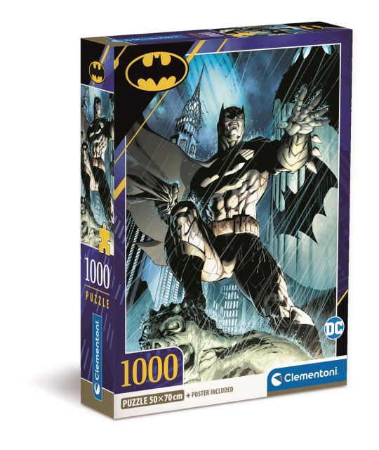 Clementoni 1000 stk CB Collection Batman af høj kvalitet
