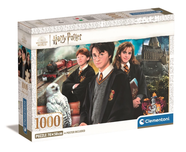 Clementoni 1000 stk CB Collection Harry Potter Trio af høj kvalitet