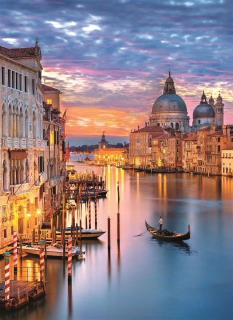 Clementoni 500 stk CB Collection Lighting Venice af høj kvalitet