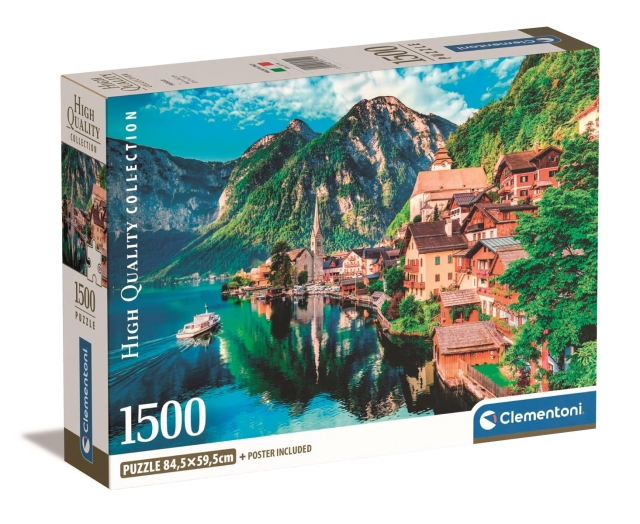 Clementoni 1500 stk CB Collection Hallstatt af høj kvalitet