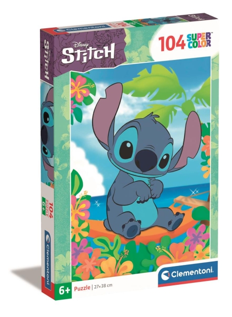 Clementoni 104 brikker Puslespil Disney Stitch