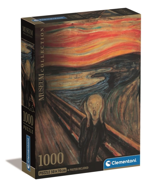 "Clementoni 1000 stk CB Museum Collection Munch """"Skriget"""""