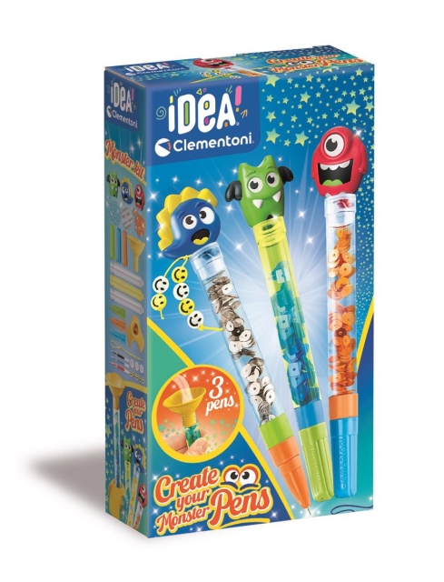 Clementoni Create Your Pens 3-Pack Monster