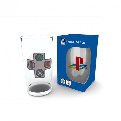 Abysse PLAYSTATION - Stort glas - 400 ml - knapper - æske
