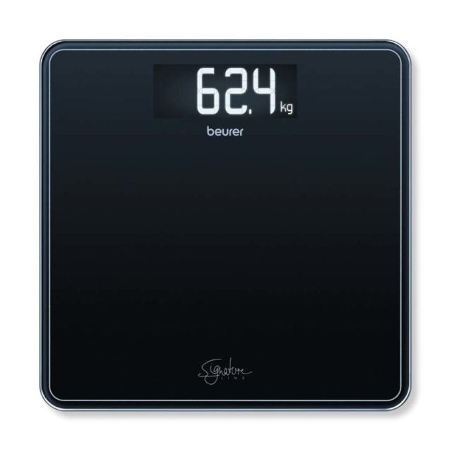 Beurer GS 400 Badeværelsesvægt Glas ( Sort ) - 5 års garanti