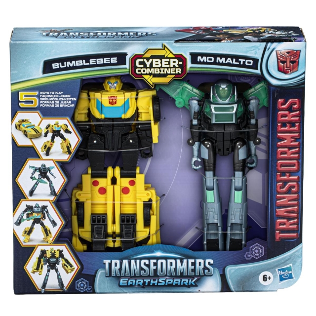Transformers EarthSpark Cyber Combiner (Bumblebee & Mo Malto)