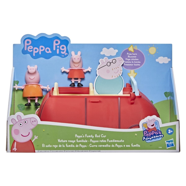 Hasbro Peppa Pig Peppas familie - rød bil