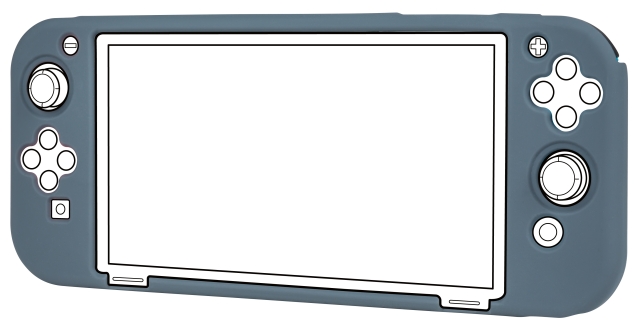 Bigben Oled silikone-etui grå (SWITCH)