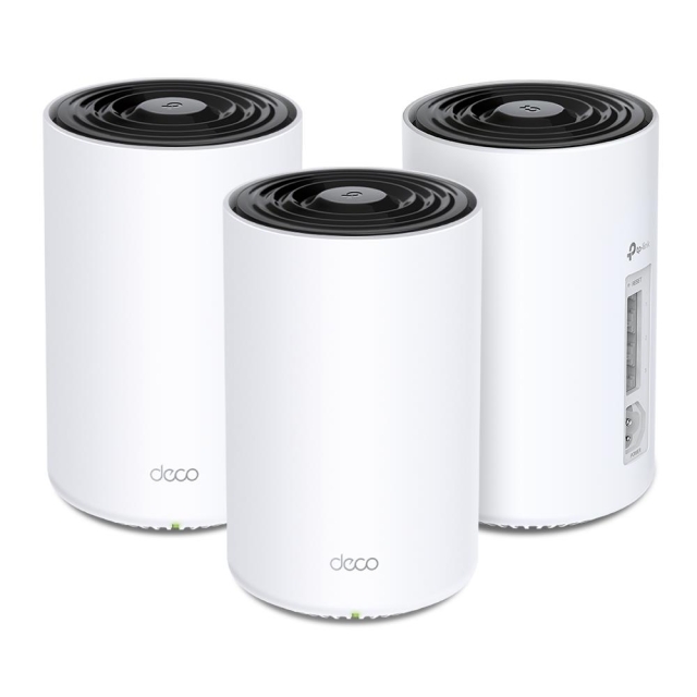 TP-Link Deco PX50 Wi-Fi 6 AX3000 + G1500 Powerline Mesh-system til hele hjemmet (3-pak)