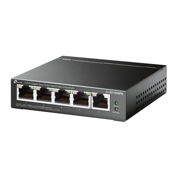 TP-Link 5-Port Gigabit Easy Smart Switch med 4-Port PoE+