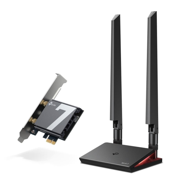 TP-Link BE9300 Tri-Band Wi-Fi 7 Bluetooth PCIe-adapter /Archer TBE550E