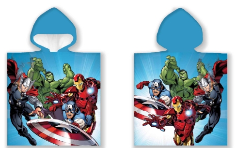 BrandMac Poncho håndklæde - 50 x 100 cm - Avengers (110065)