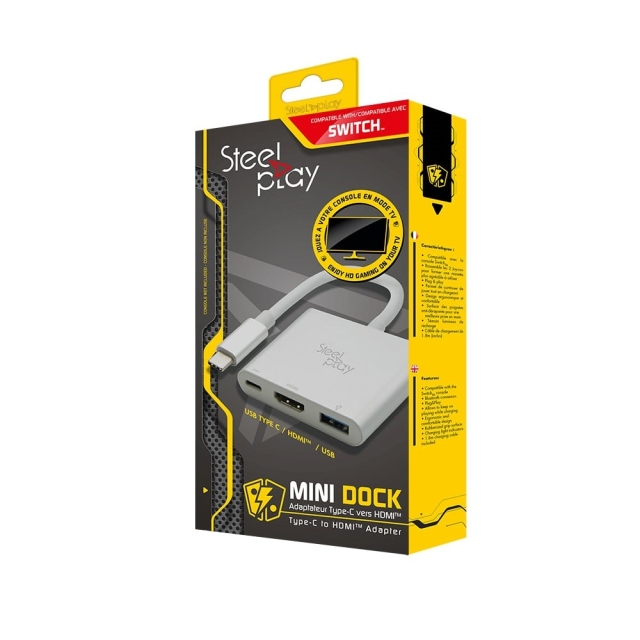 Steelplay Mini Dock - USB-C/HDMI-adapter (Switch/Mac)