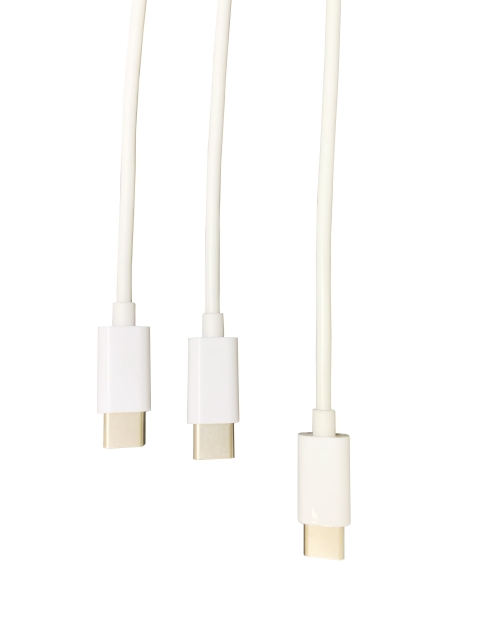 Steelplay Dual Play & Charge-kabel til Ps5-controllere - hvid