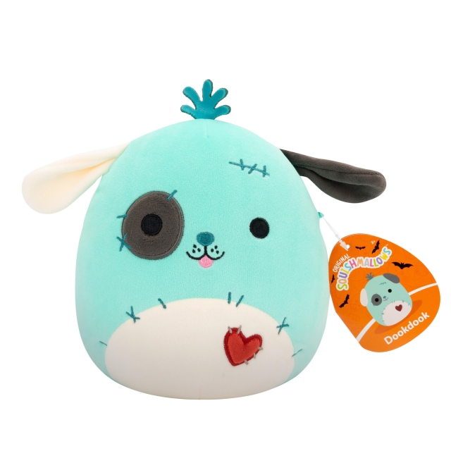 Squishmallows 19 cm Halloween-plys - Dookdook Patchwork Dog