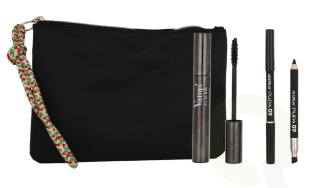 Pupa Milano Pupa Vamp! Mascara & Mini Multiplay Set 9.8 ml Vamp! All in One #101 Extra Black Mascara 9ml/Multiplay #09 Deep Black 0,8gr