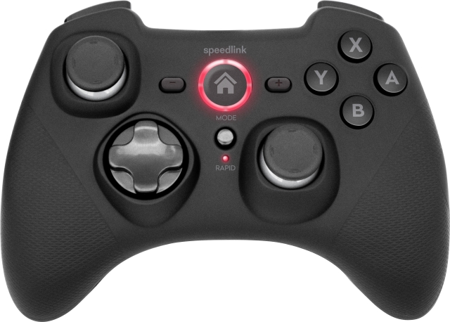Speedlink RAIT Bluetooth Gamepad - til Nintendo Switch/OLED, gummi-sort