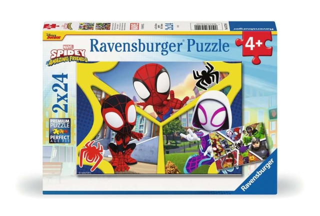 Ravensburger Puslespil Spidey og fantastiske venner 2x24p