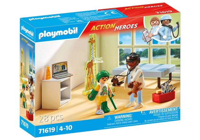 Playmobil Børnelæge med bamse (71619)