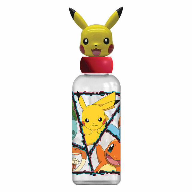 STOR Vandflaske m/3D-figur 560 ml - Pokémon (088808723-10127)