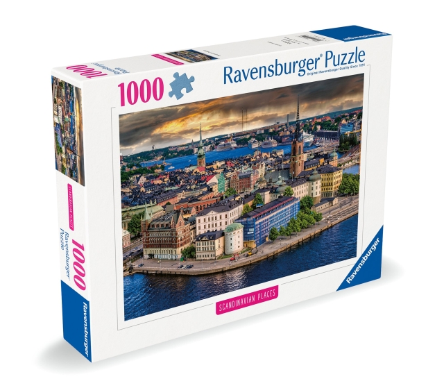 Ravensburger Puslespil Scandinavian Stockholm Sweden 1000p (12000114)