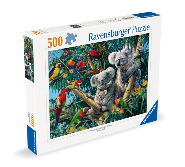Ravensburger Puslespil Koalaer i et træ 500p (12000206)