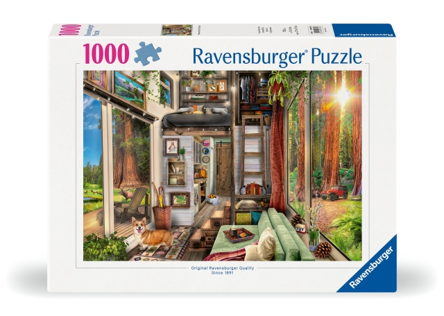 Ravensburger Puslespil Redwood Forest Tiny House 1000p (12000634)