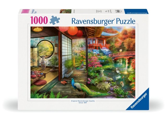 Ravensburger Puslespil Japanese Garden Teahouse Kyoto 1000p (12000635)