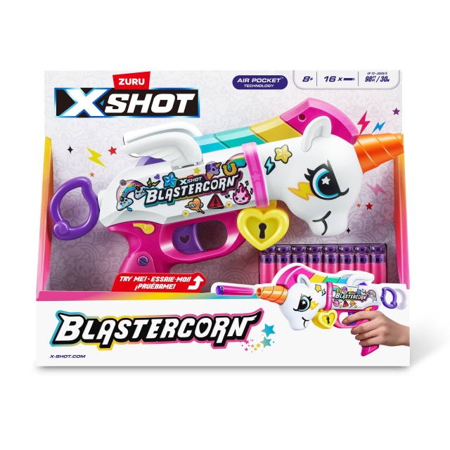 X-Shot Blastercorn Enhjørning Hjerteknuser - (36729)