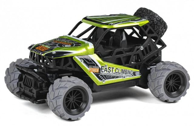 TEC-TOY King Climber R/C 1:18 2,4G 3,7V Li-ion, grøn (471416)