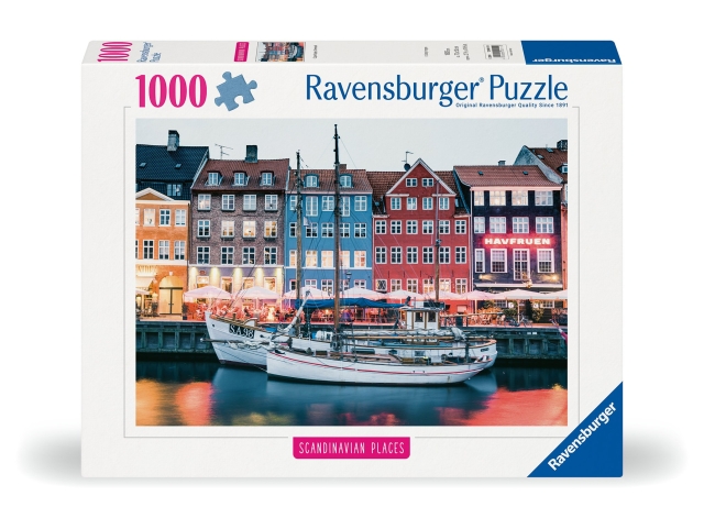 Ravensburger Puslespil Scandinavian Copenhagen Denmark 1000p (12000111)