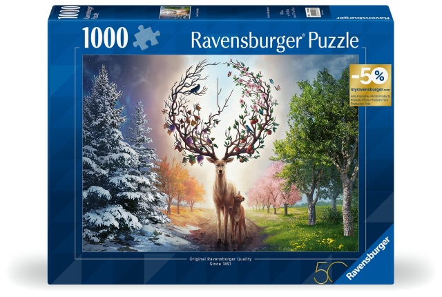 Ravensburger Puslespil Magical Deer 1000p (12001088)