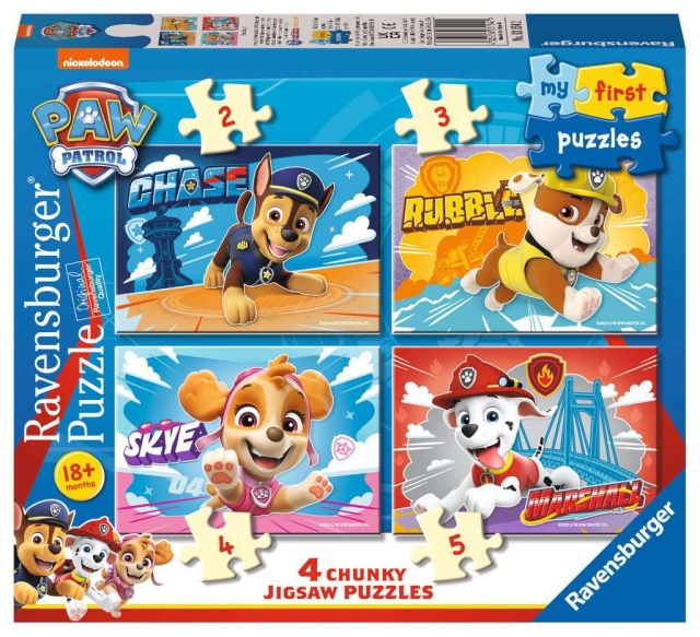 Ravensburger Paw Patrol My First Puzzle 2/3/4/5p