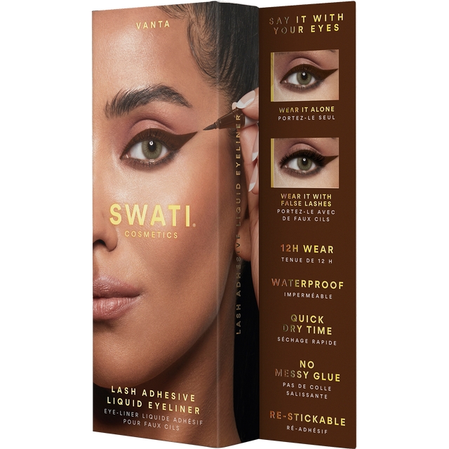 SWATI VANTA Lash Adhesive Flydende Eyeliner Brun