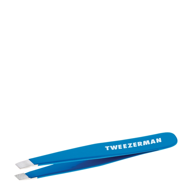 Tweezerman Mini Slant-pincet Bahama Blue