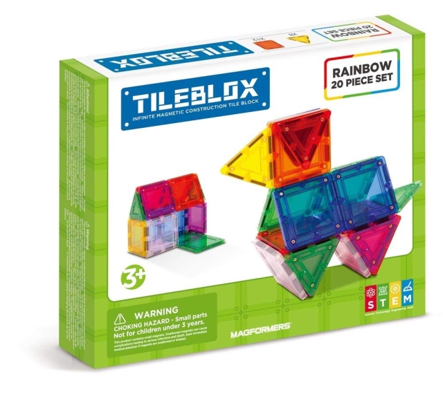 Tileblox Regnbue - sæt med 20 dele (3201)