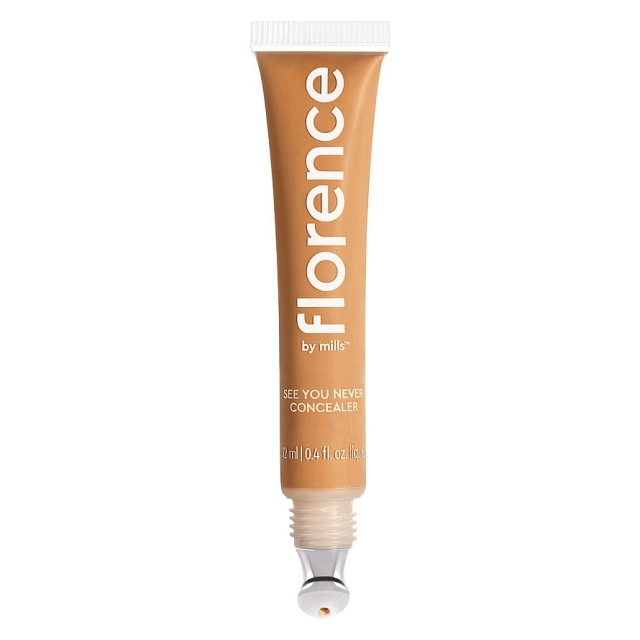 Florence by Mills See You Never Concealer T125 Tan med gyldne og ferskenfarvede undertoner