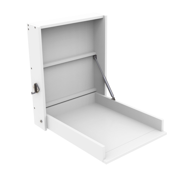 BabyDan Sofie væghængt puslebord - hvid