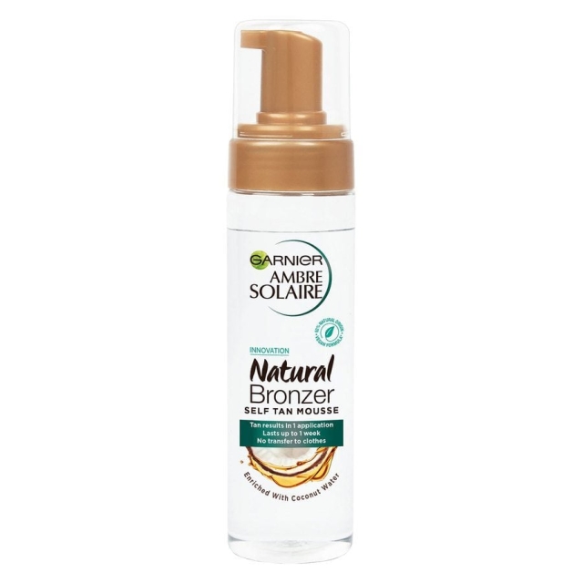 Garnier Ambre Solaire Natural Bronzer Selvbruner Mousse 200 ml
