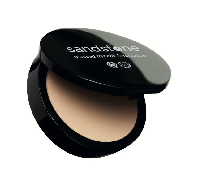 SandStone Pressed Mineral Foundation C3 Warm Ivory